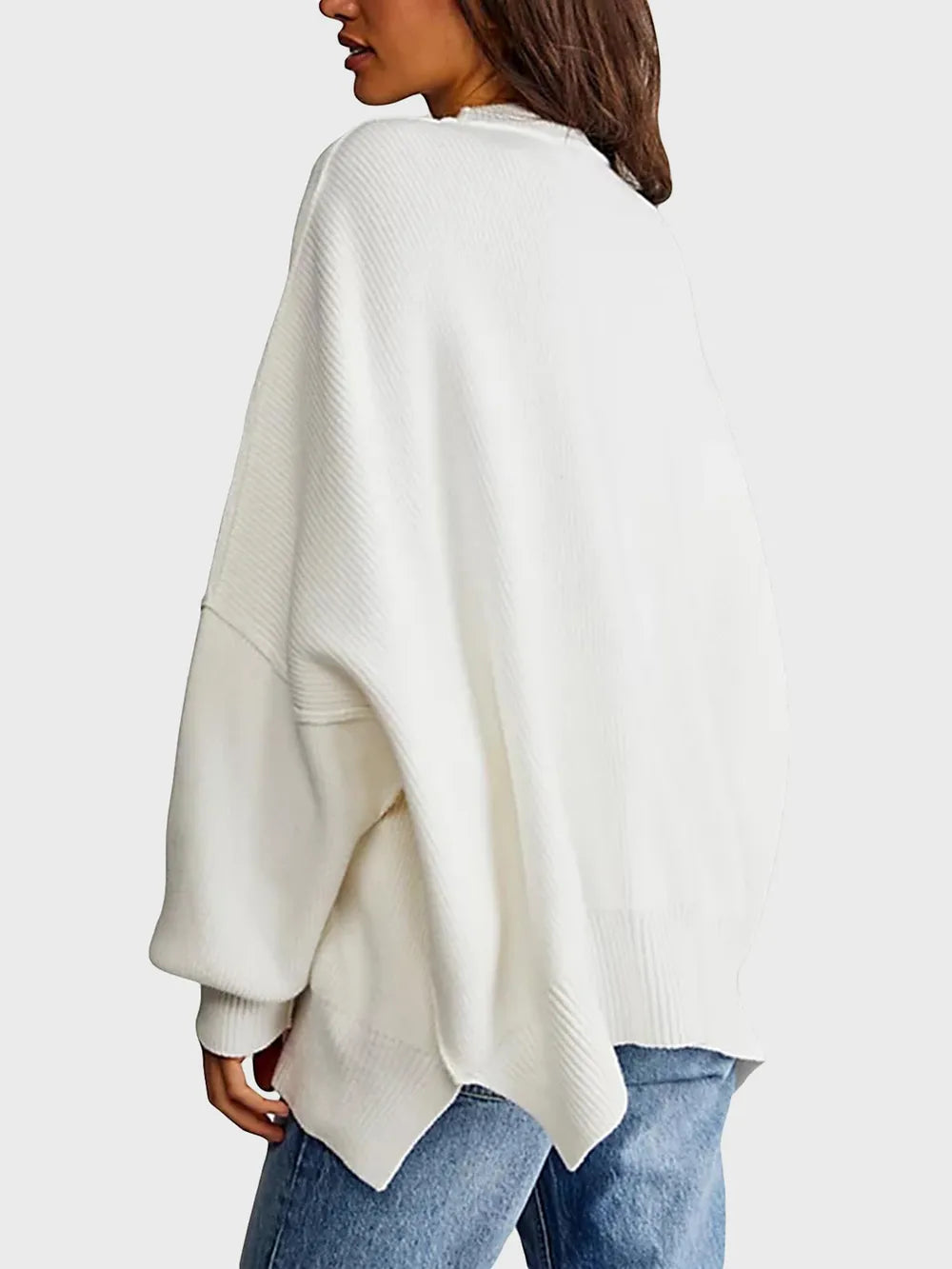 Round Neck Long Sleeve Sweater (14)