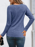 Ribbed Long Sleeve T-shirt (13)