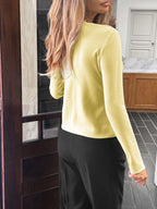 Button-up Long Sleeve Knit Cardigan (8)