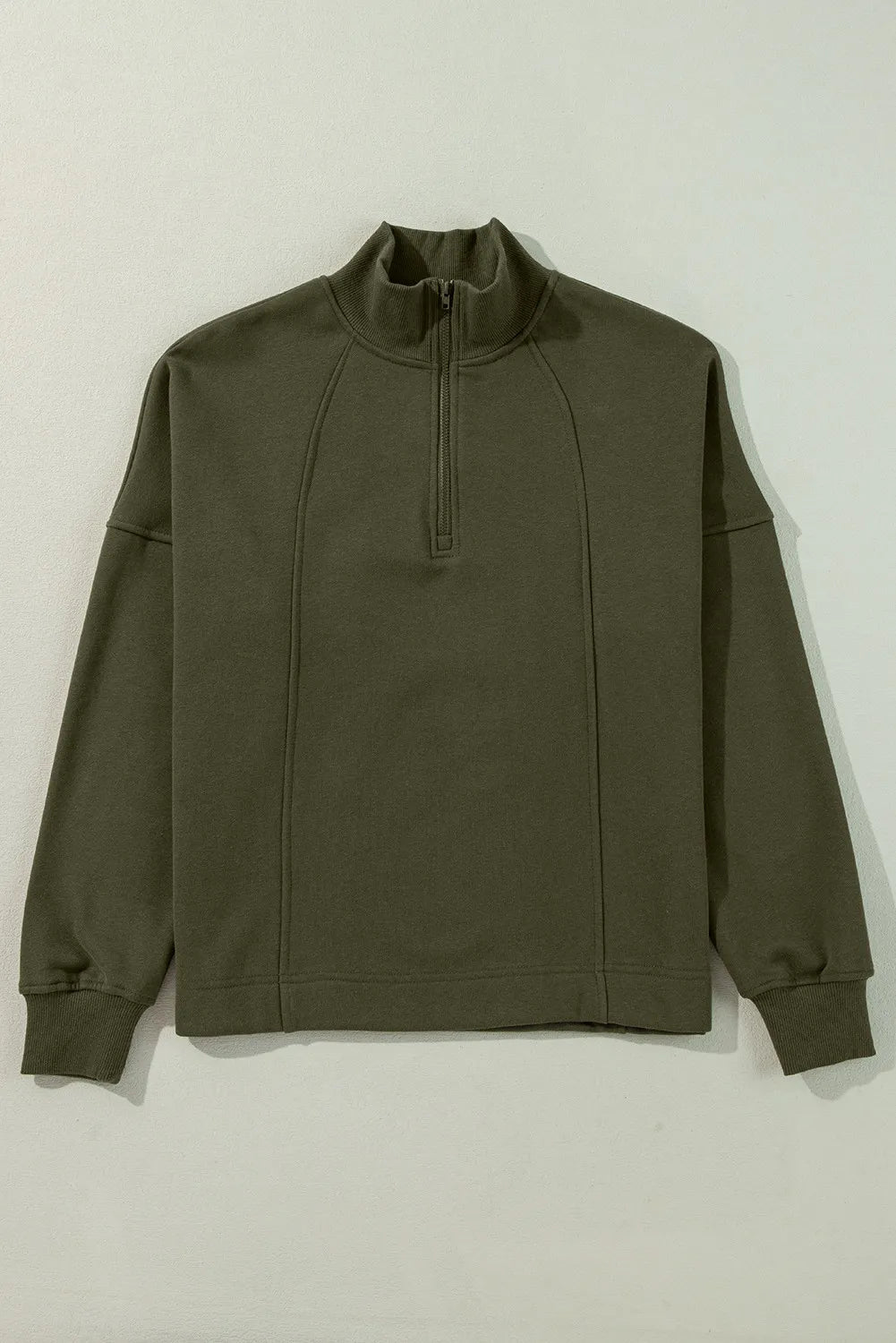 Half Zip Long Sleeve Sweatshirt (10)