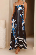 Printed Square Neck Cami Maxi Dress (2)