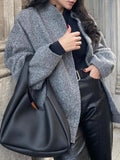 Full Size Snap Down Drop Shoulder Jacket (5)