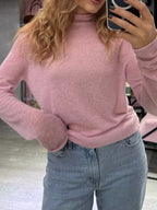 Sheer Turtleneck Knit Top (9)