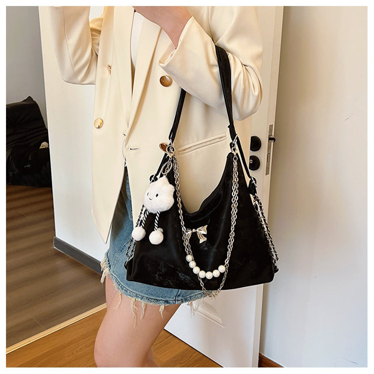 Large Capacity Spring Shoulder Bag Texture photo 7