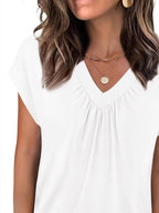 V-neck Relaxed Fit T-shirt (8)