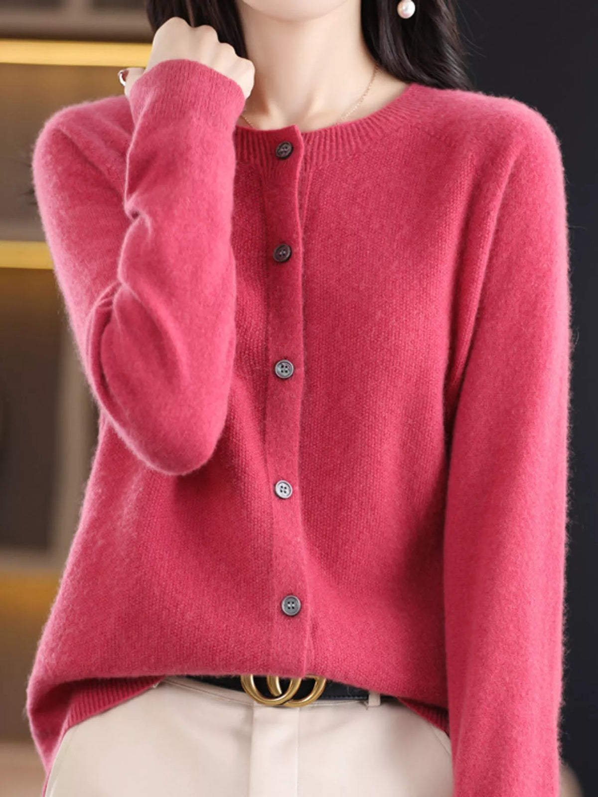 Button-down Long Sleeve Cardigan (57)