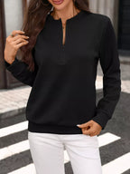 Textured Quarter-zip Sweatshirt (14)