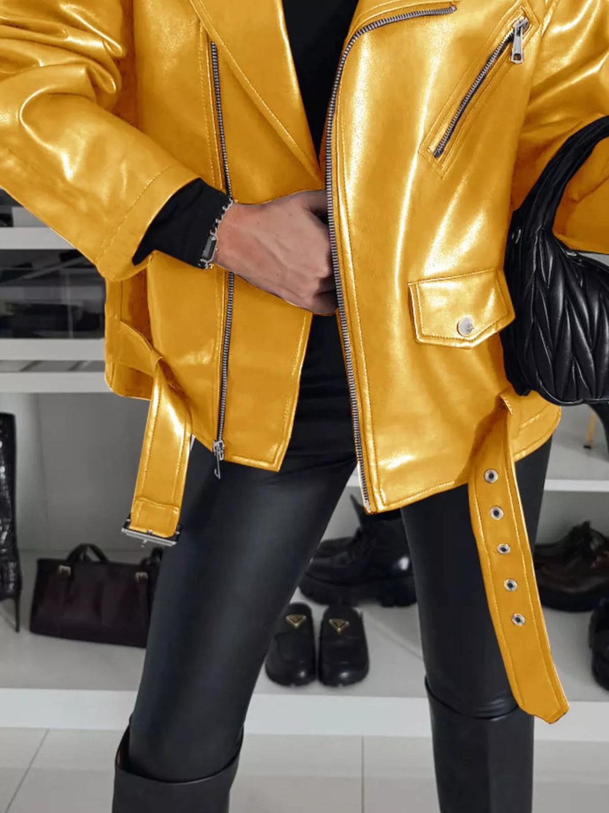Full Size Zip Up Long Sleeve Jacket Plus (12)