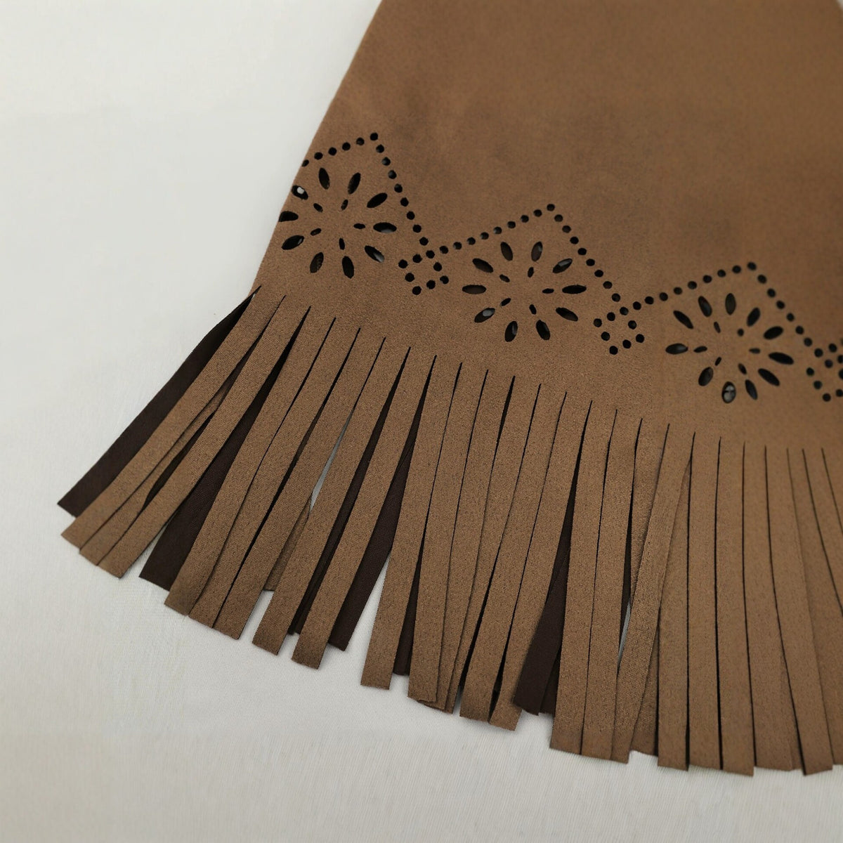 Retro Faux Suede Casual Flare Pants photo 4