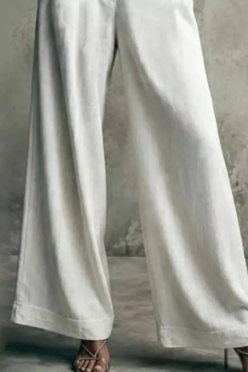 High-waisted Wide-leg Pants (3)