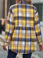 Plaid Button-down Long Sleeve Shirt (15)