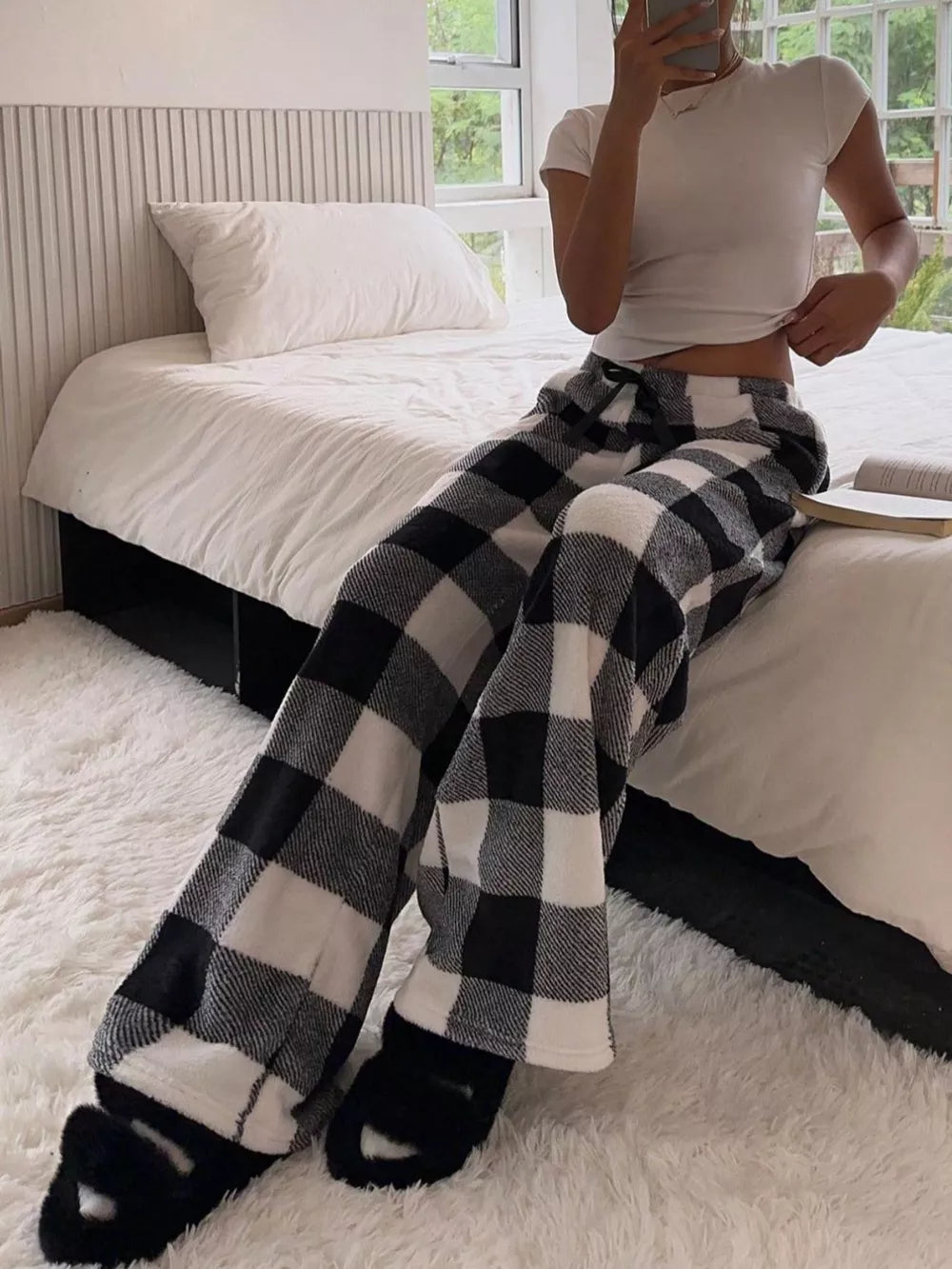 Leopard Wide Leg Plush Pants (14)