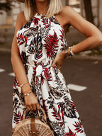 Printed Sleeveless Maxi Dress (8)