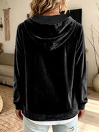 Full Size Drawstring Velvet Long Sleeve Hoodie Plus (4)
