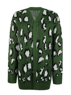 Leopard Open Front Dropped Shoulder Cardigan (5)
