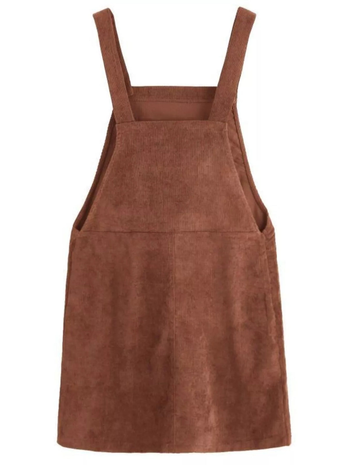 Corduroy Wide Strap Overall Dress (15)