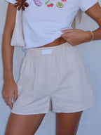 Elastic Waist Shorts (4)