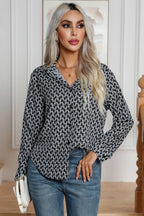 Printed Buttoned Long Sleeve Shirt (5)