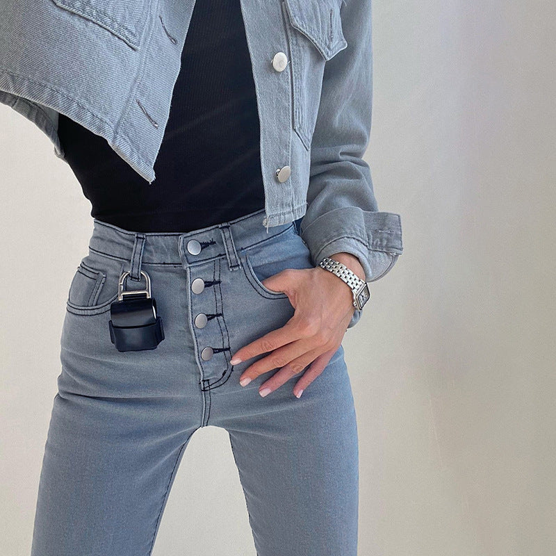 Exposed Black Straight-leg Jeans variant CJNZ133566407GT|CJNZ133566408HS|CJNZ133566409IR