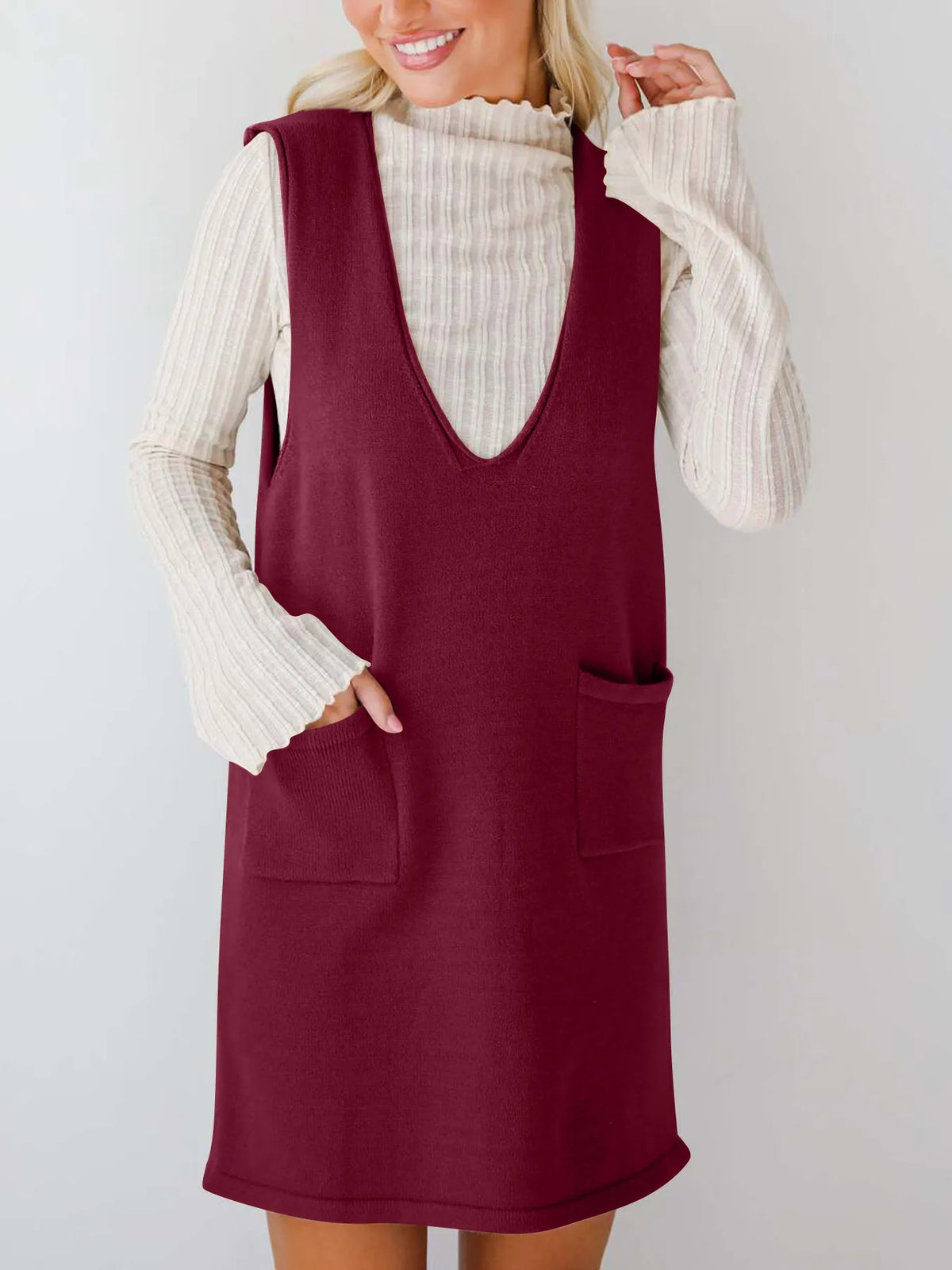 Sleeveless Knit Dress Pockets (11)