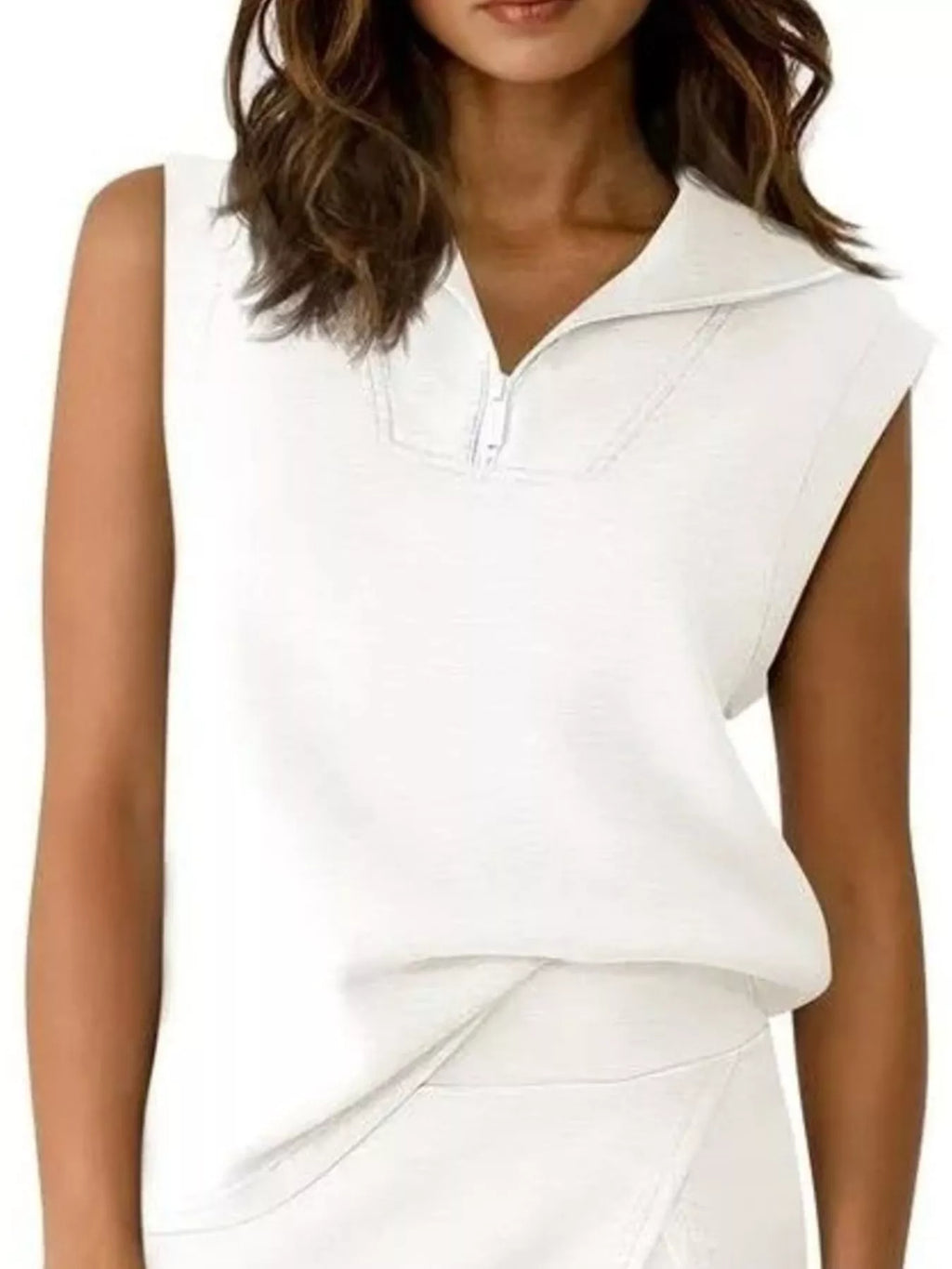 Quarter Zip Top Skort Set (14)
