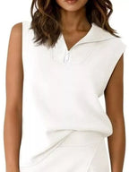 Quarter Zip Top Skort Set (14)