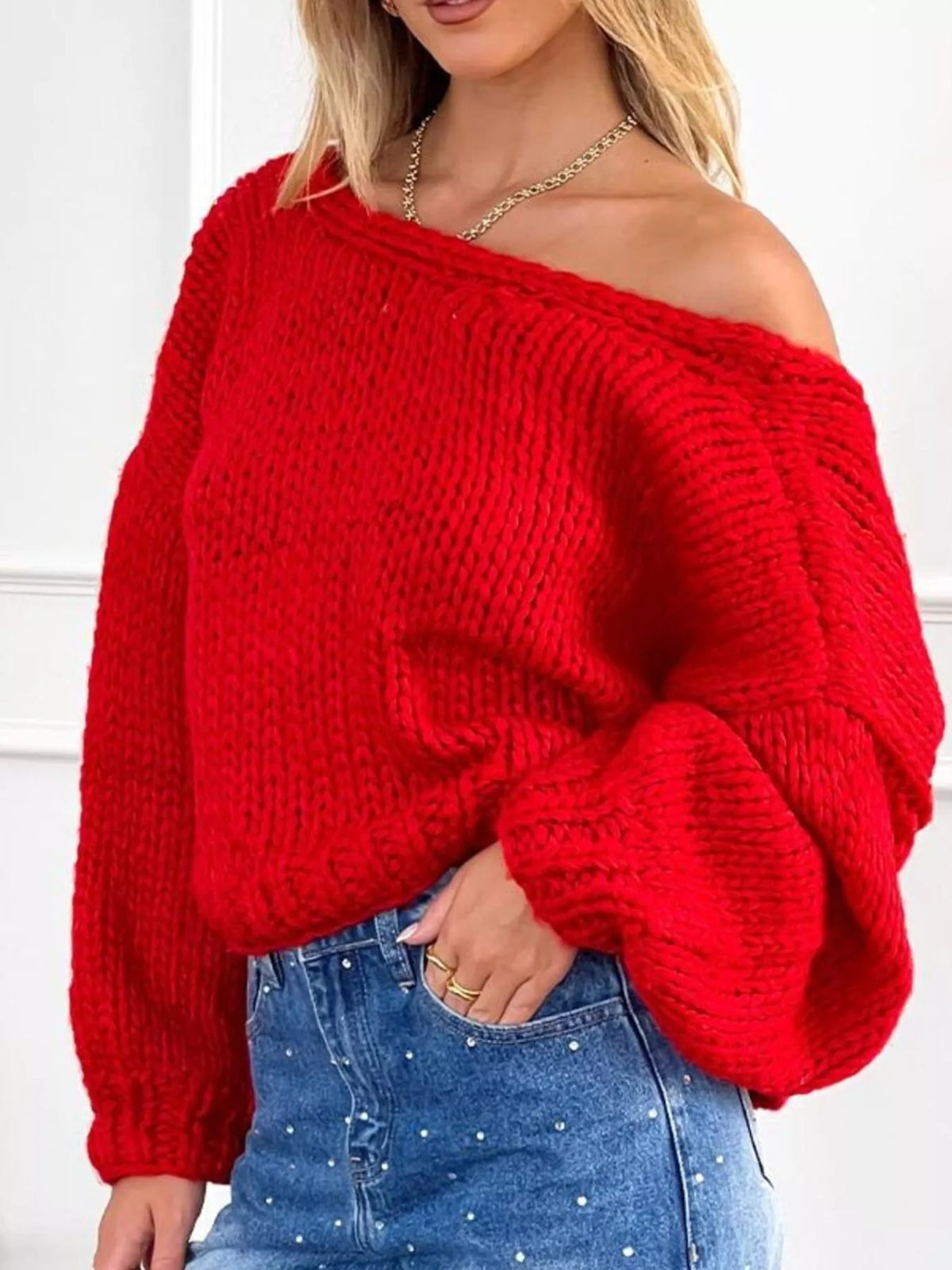 Chunky Knit Tie-front Cardigan (4)