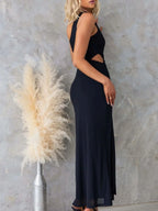 One-shoulder Cutout Bodycon Maxi Dress (7)
