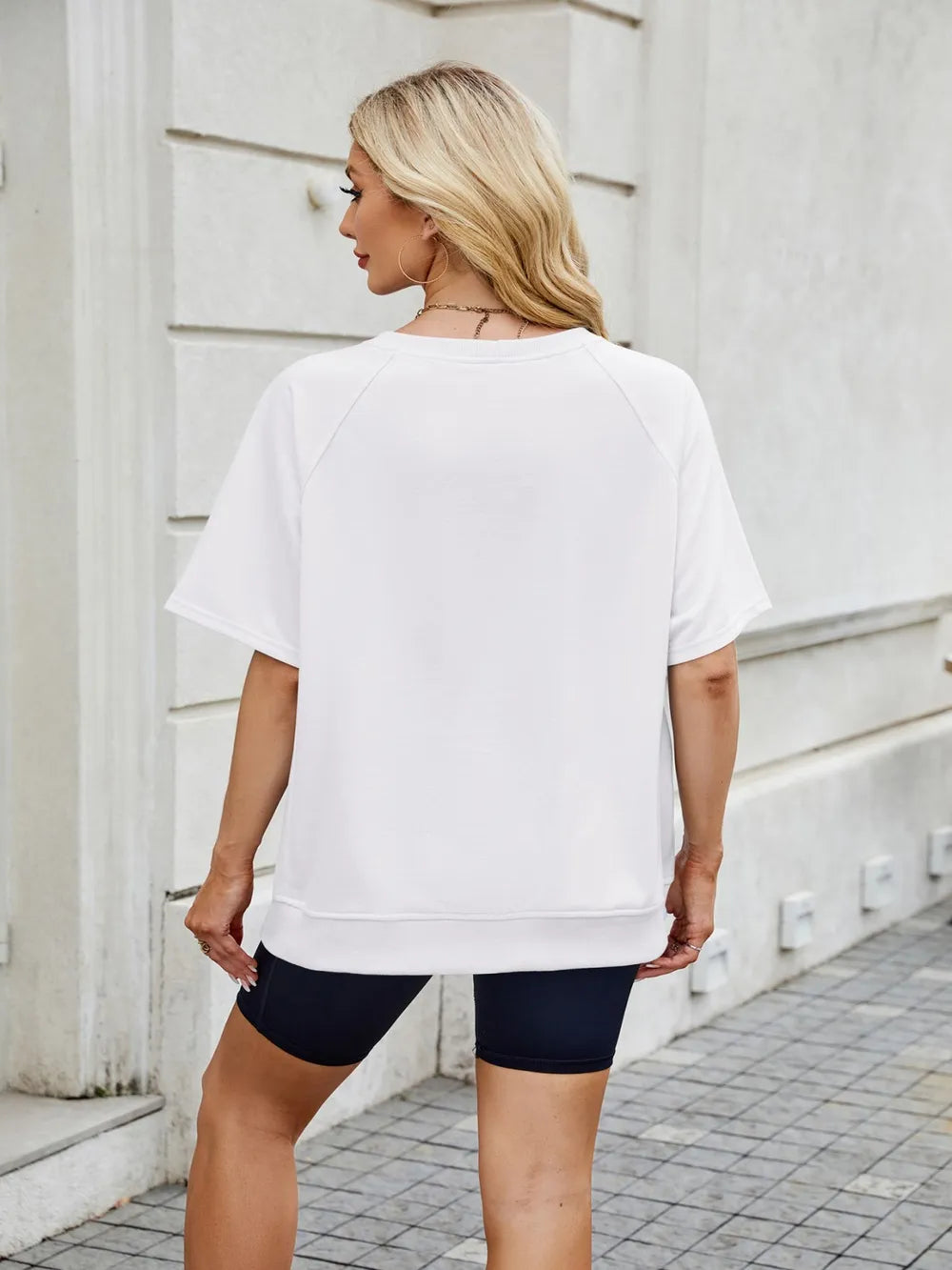 Round Neck Short Sleeve T-shirt (32)