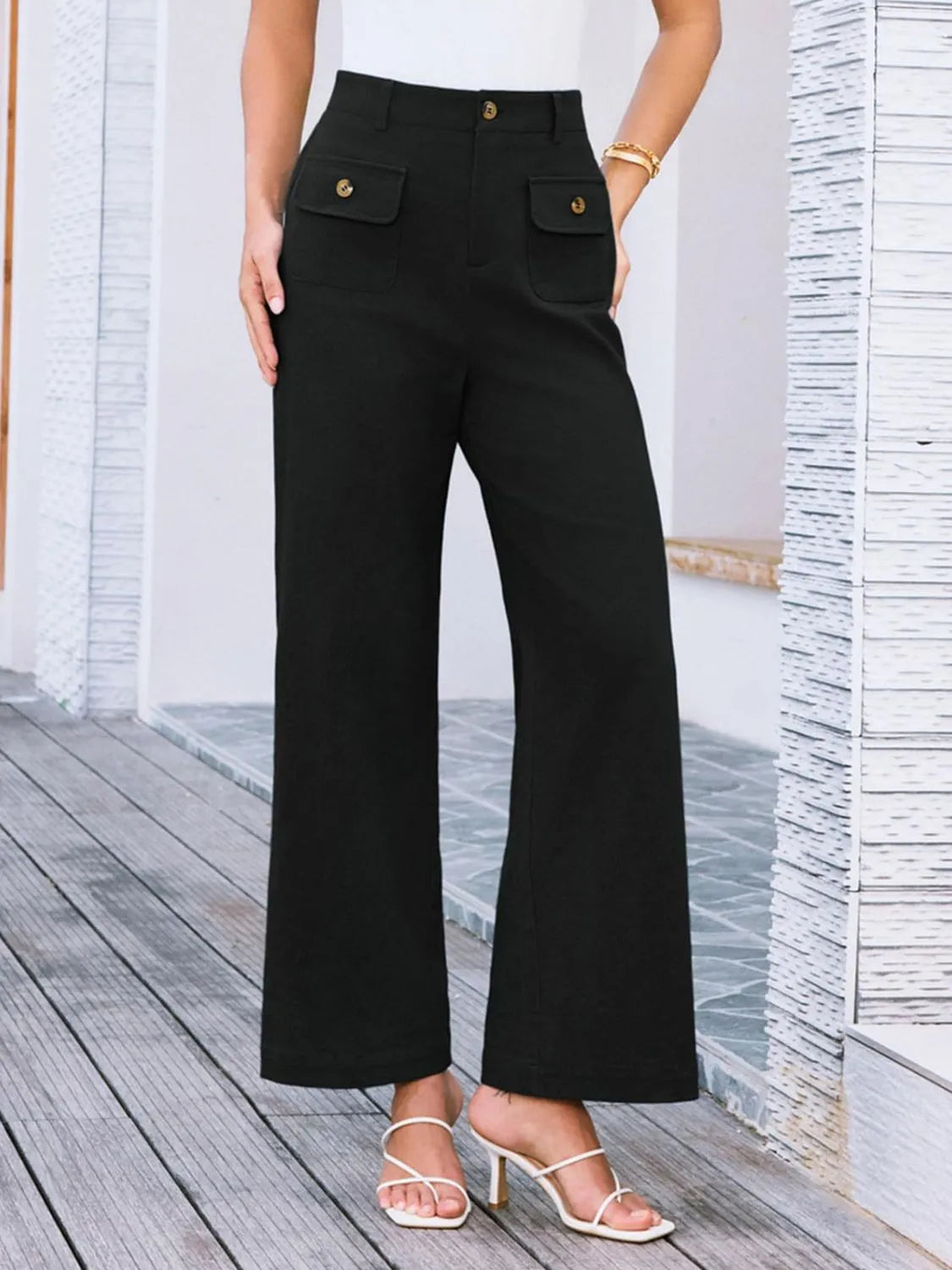 High Waist Wide Leg Pants (28)