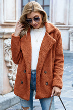 Full Size Lapel Collar Sherpa Coat (36)