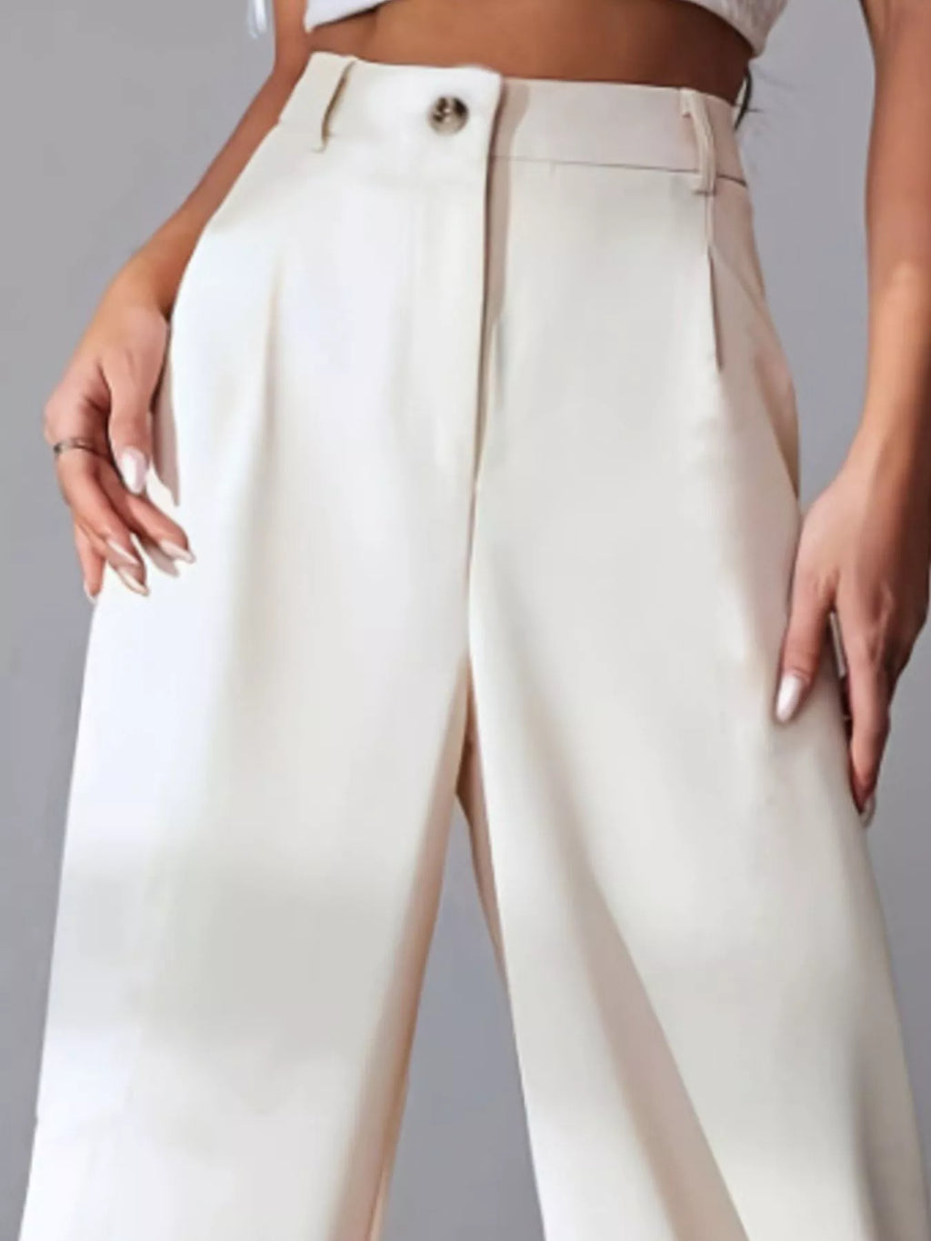 Wide Leg Pleated Pants (3)