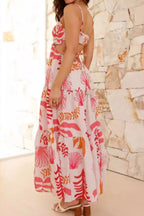 Cutout Printed Sleeveless Midi Cami Dress (12)