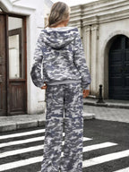 Printed Long Sleeve Hoodie Pants Set (19)