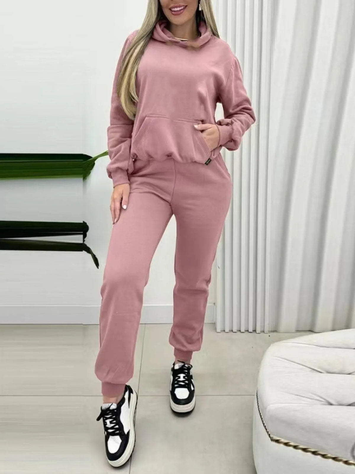 Long Sleeve Hoodie Joggers Set