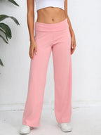 Elastic Waist Wide Leg Pants (11)