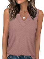 Eyelet V-neck Tank (13)