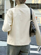 Zip Up Leather Jacket (10)
