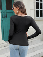 Long Sleeve Scoop Neck T-shirt (9)