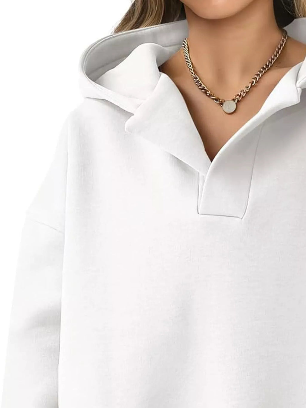 Dropped Shoulder Long Sleeve Sweatshirt (2)
