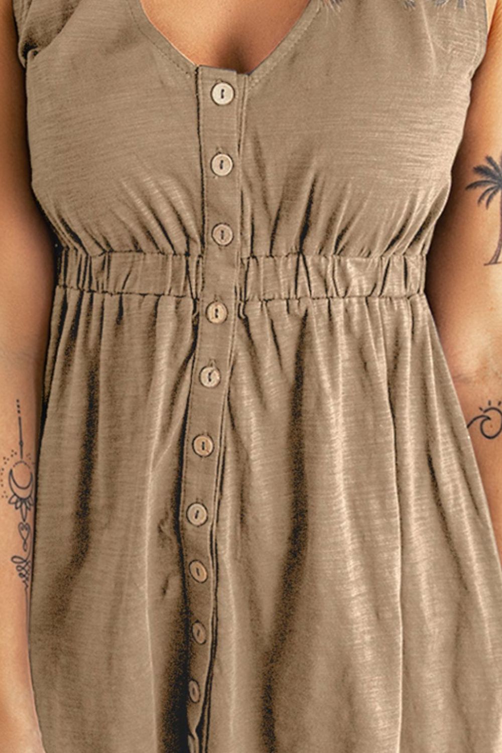 Sleeveless Button Down Mini Magic Dress (18)