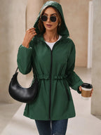 Outdoor Waterproof Long Sleeve Hooded Windbreaker (18)