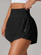 Pocketed High Waist Active Shorts (7)
