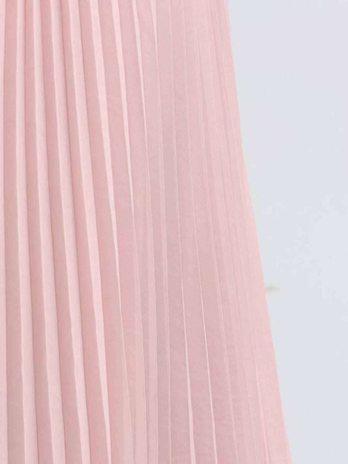 Frill Lapel Collar Top Pleated Skirt Set (23)