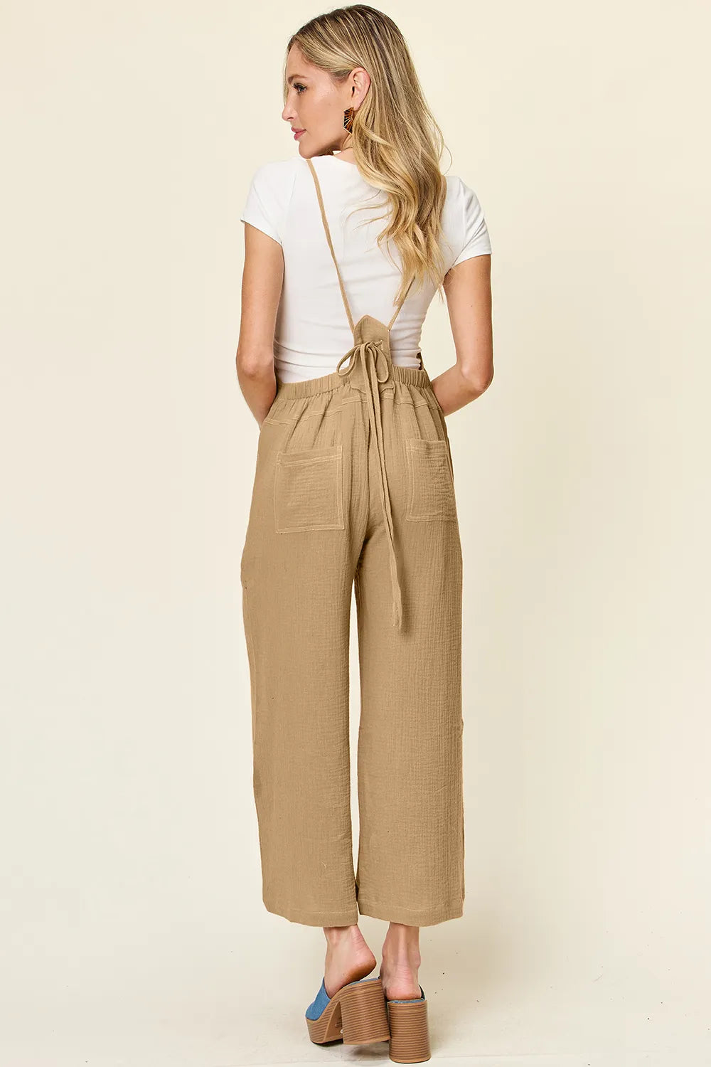 Full Size Texture Sleeveless Wide Leg Overall (9)