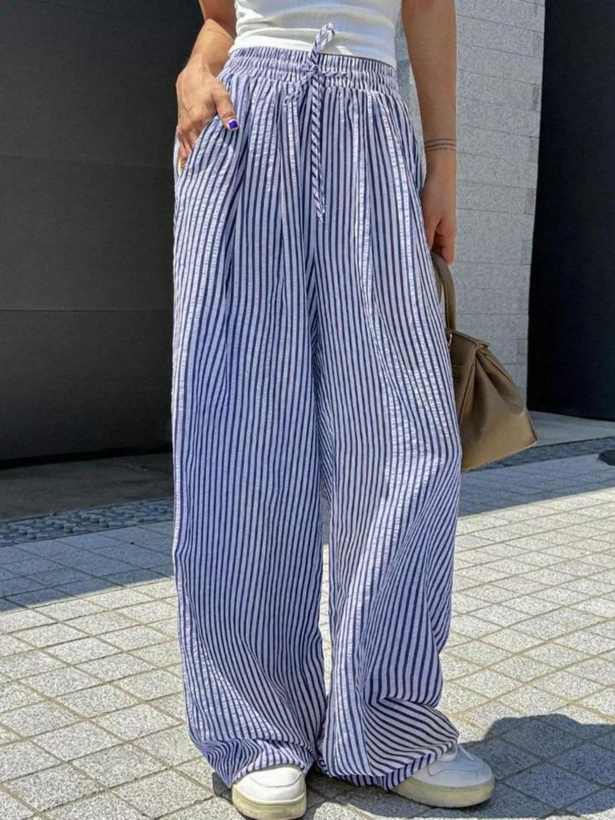 Striped Wide Leg Pants (12)