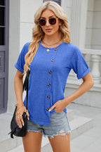 Round Neck Short Sleeve T-shirt