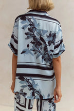 Printed Button Up Shirt Pants Set (20)