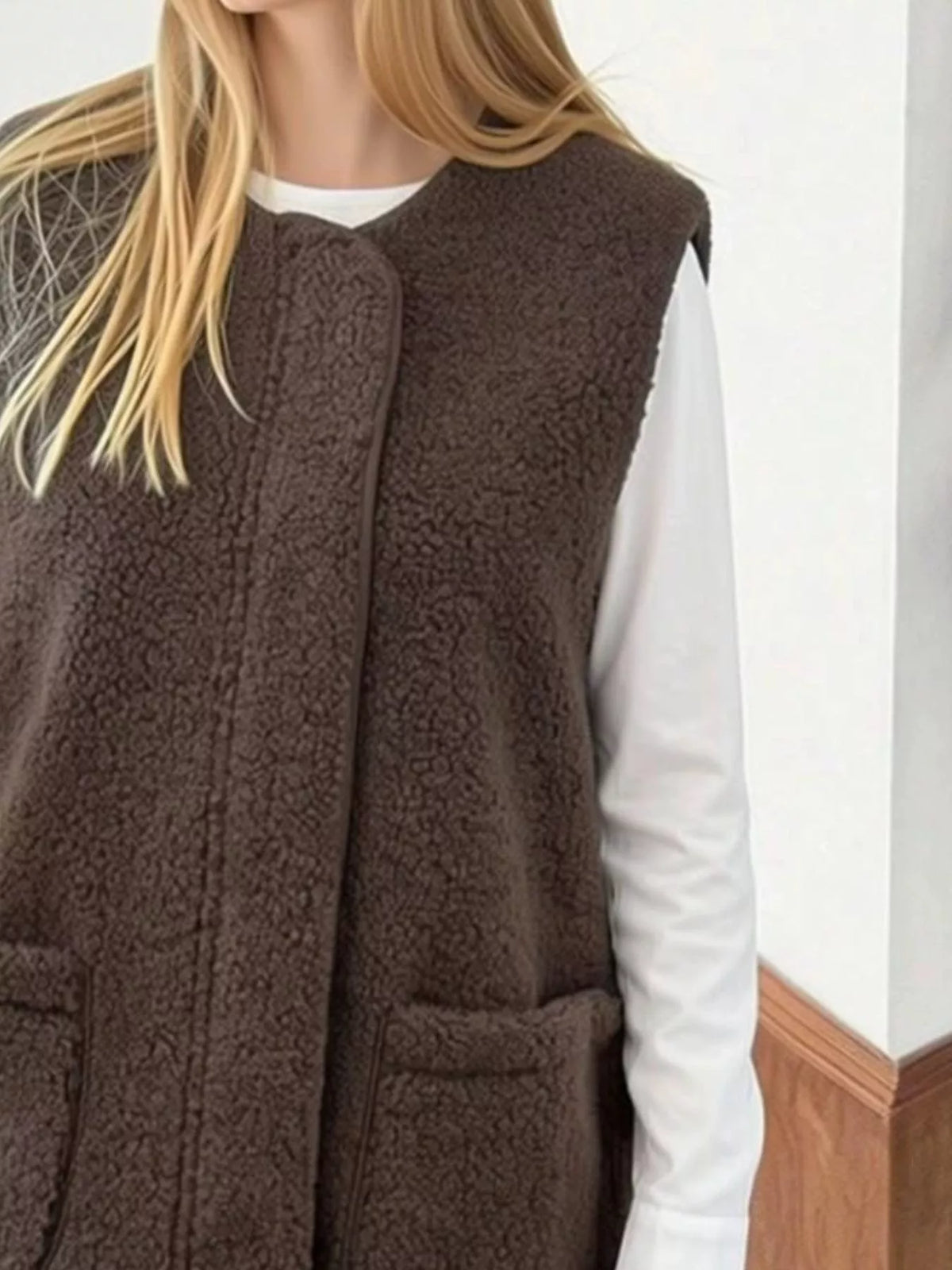 Sherpa Sleeveless Vest Coat (6)