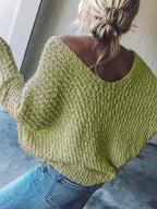 Loose Fit Long Sleeve Sweater (2)